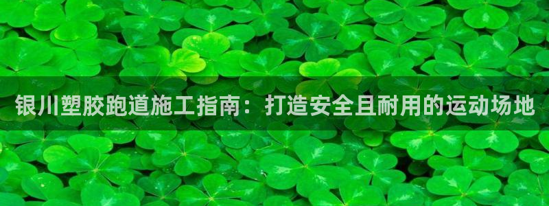 谈球吧官网下载：银川塑胶跑道施工指南：打造安全且耐用的运动场地