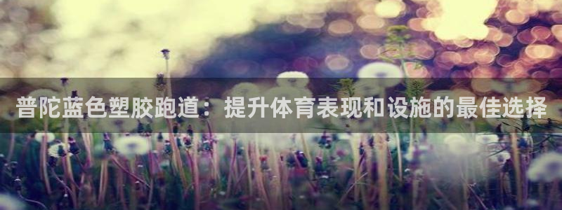 谈球吧app赛事分析：普陀蓝色塑胶跑道：提升体育表现