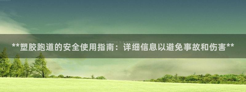 谈球吧体育app下载中心官网苹果：**塑胶跑道的安全使用指南：详细信息以避免事故和伤害**