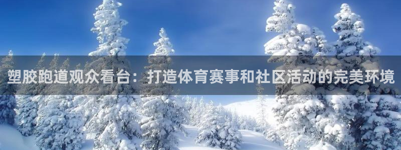 谈球吧下载地址：塑胶跑道观众看台：打造体育赛事和社区活动的完美环境