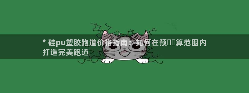谈球吧官网在线入口免费观看：* 硅pu塑胶跑道价格指南：如何在预​​算范围内
打造完美跑道