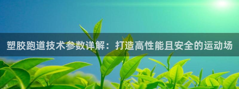 谈球吧官网提款不了：塑胶跑道技术参数详解：打造高性能且安全的运动场