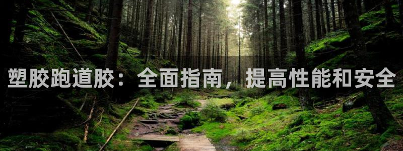 谈球吧官网入口在线观看：塑胶跑道胶：全面指南，提高性能和安全
