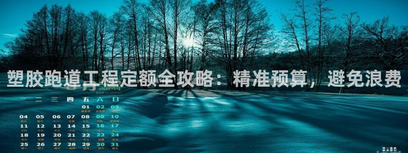 谈球吧体育ios下载：塑胶跑道工程定额全攻略：精准预算，避免浪费