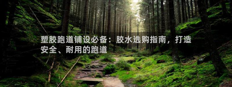 谈球吧黑款不：塑胶跑道铺设必备：胶水选购指南，打造
