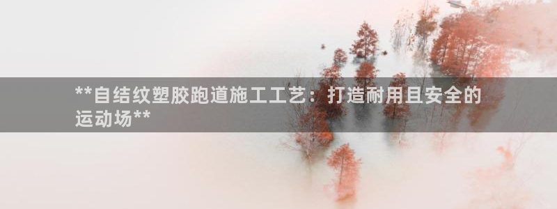 谈球吧体育app登陆：**自结纹塑胶跑道施工工艺：打