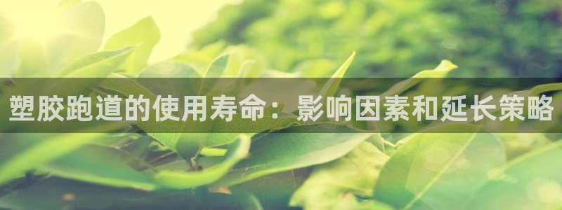 谈球吧平台正规吗可信吗：塑胶跑道的使用寿命：影响因素和延长策略