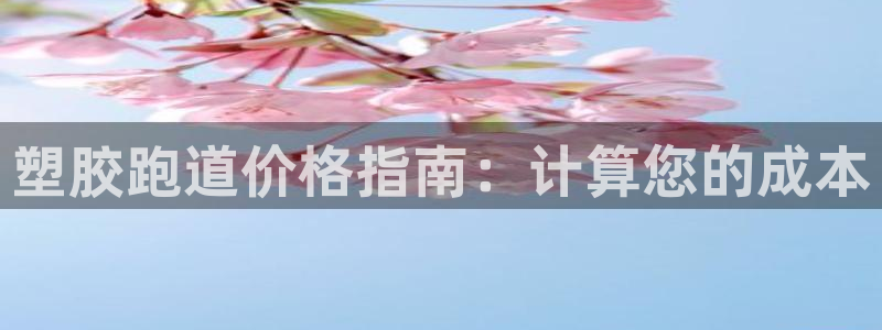 谈球吧咋样黑钱：塑胶跑道价格指南：计算您的成本