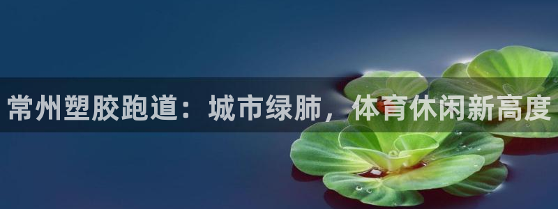 谈球吧登录：常州塑胶跑道：城市绿肺，体育休闲新高度
