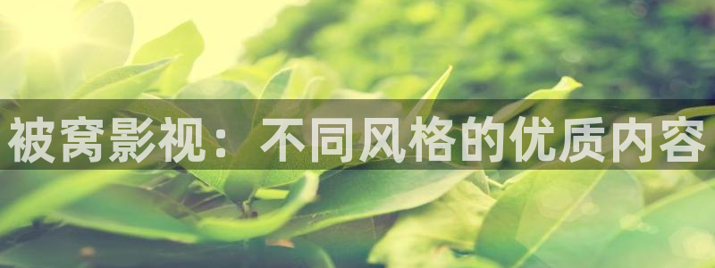 迅播电影：被窝影视：不同风格的优质内容