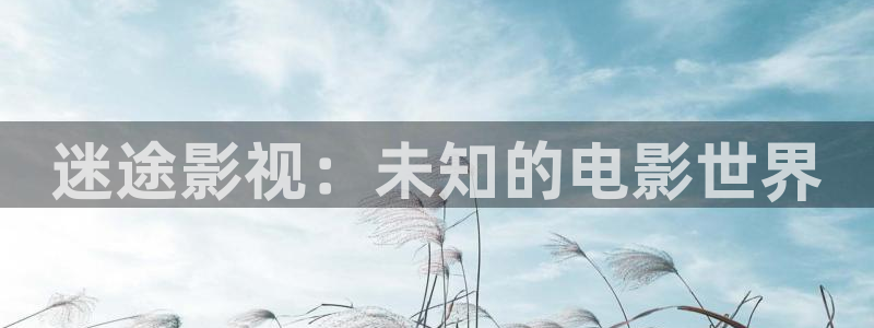 迅播影院在线看：迷途影视：未知的电影世界