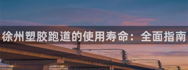 谈球吧体育app登陆入口：徐州塑胶跑道的使用寿命：全面指南